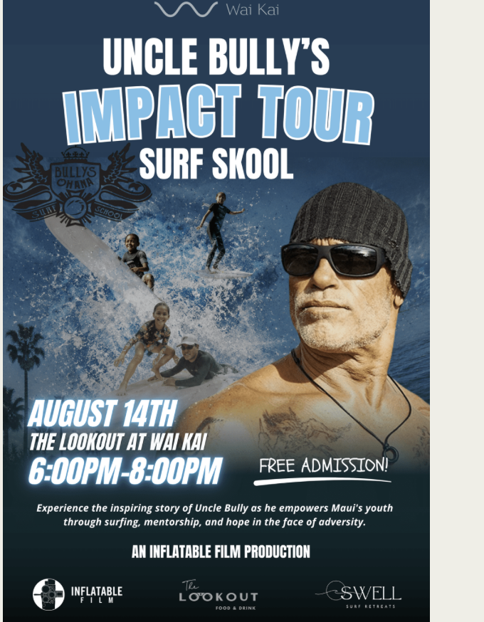 Uncle Bully’s Impact Tour promotional design for Wai Kai